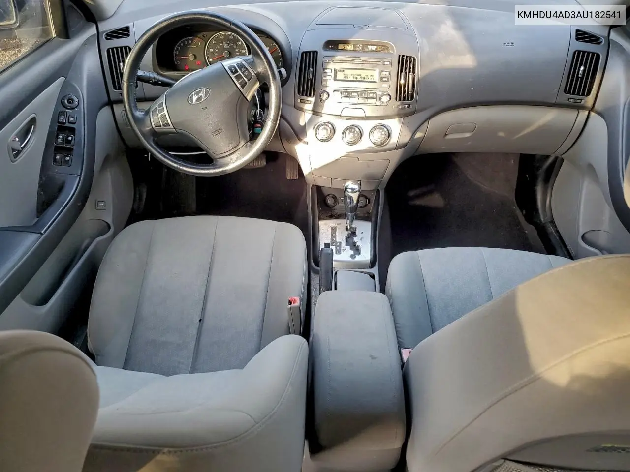 KMHDU4AD3AU182541 2010 Hyundai Elantra Blue