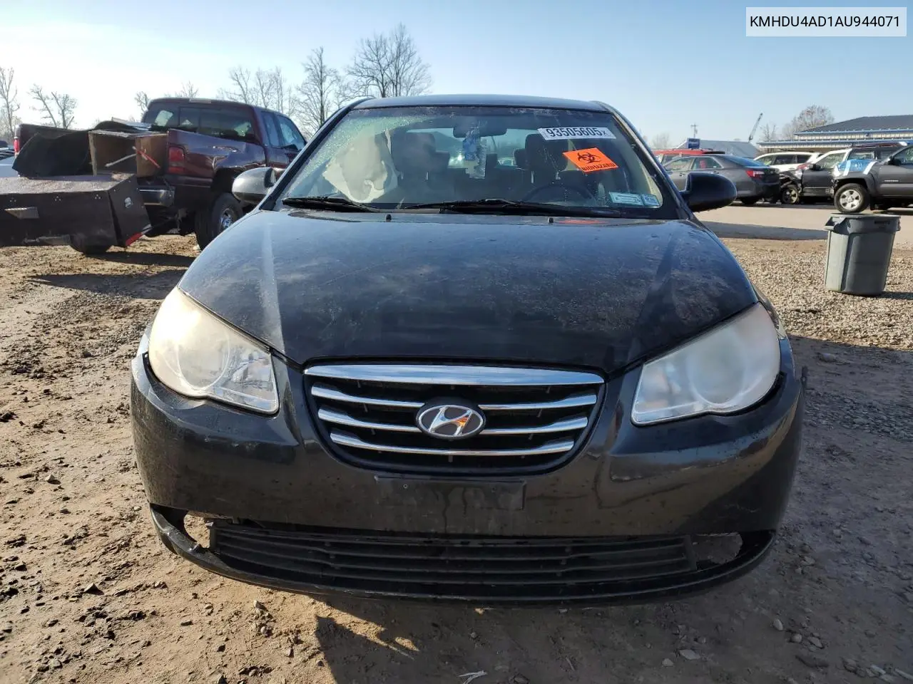 KMHDU4AD1AU944071 2010 Hyundai Elantra Blue