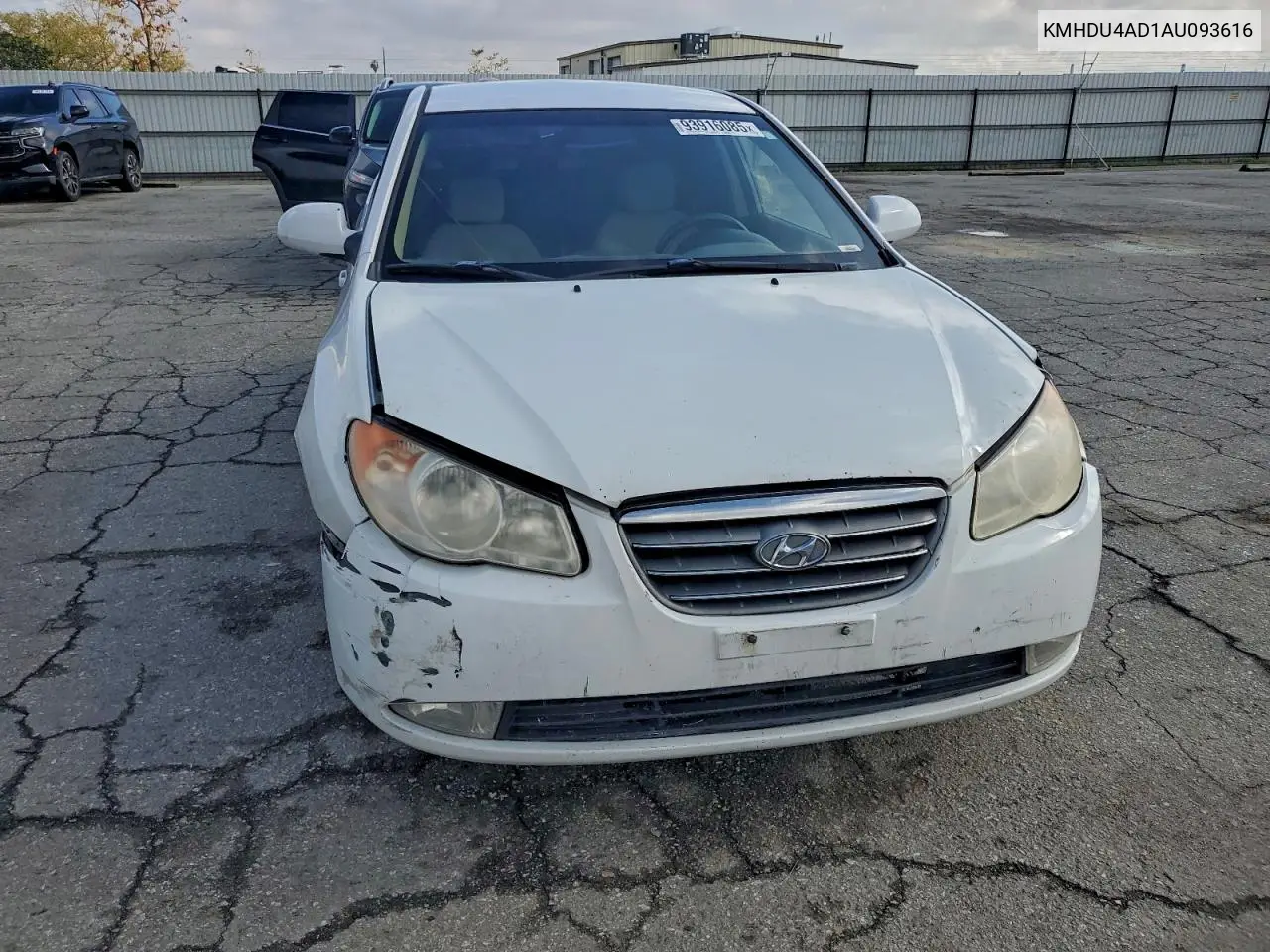 KMHDU4AD1AU093616 2010 Hyundai Elantra Blue
