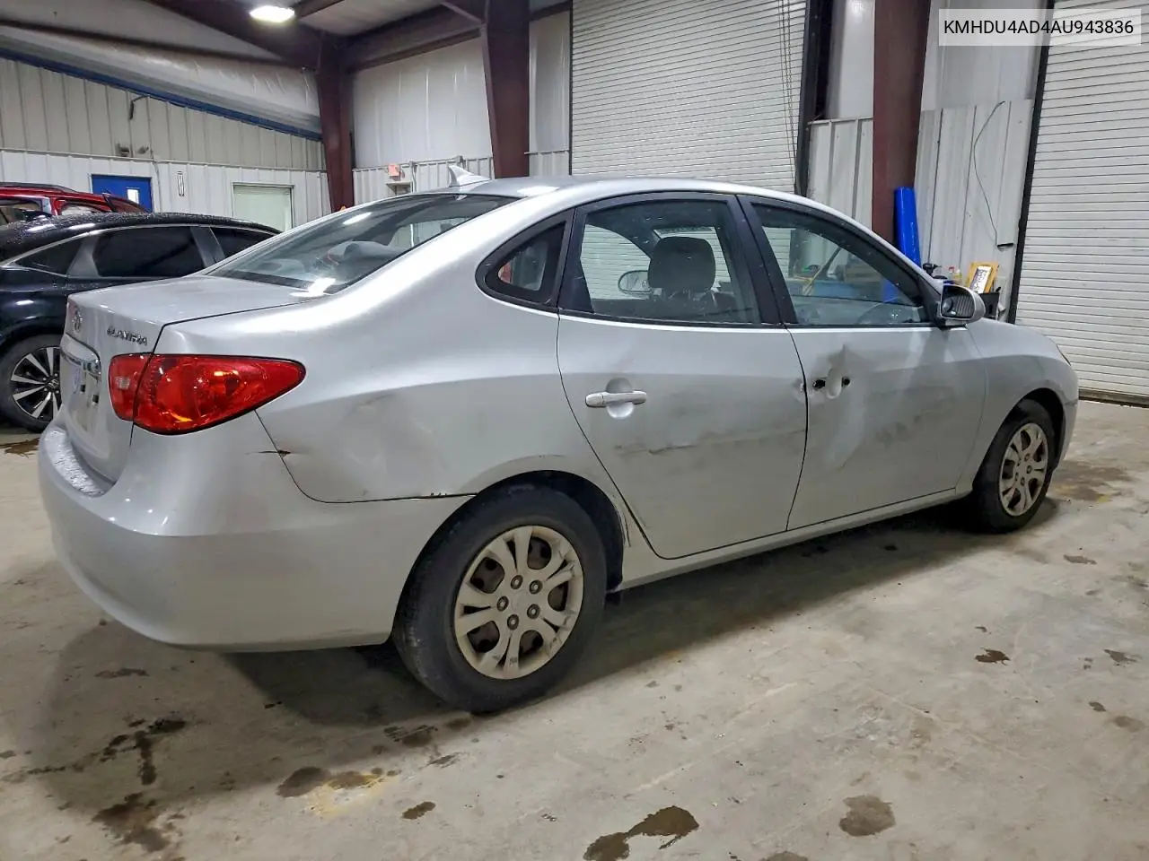 KMHDU4AD4AU943836 2010 Hyundai Elantra Blue