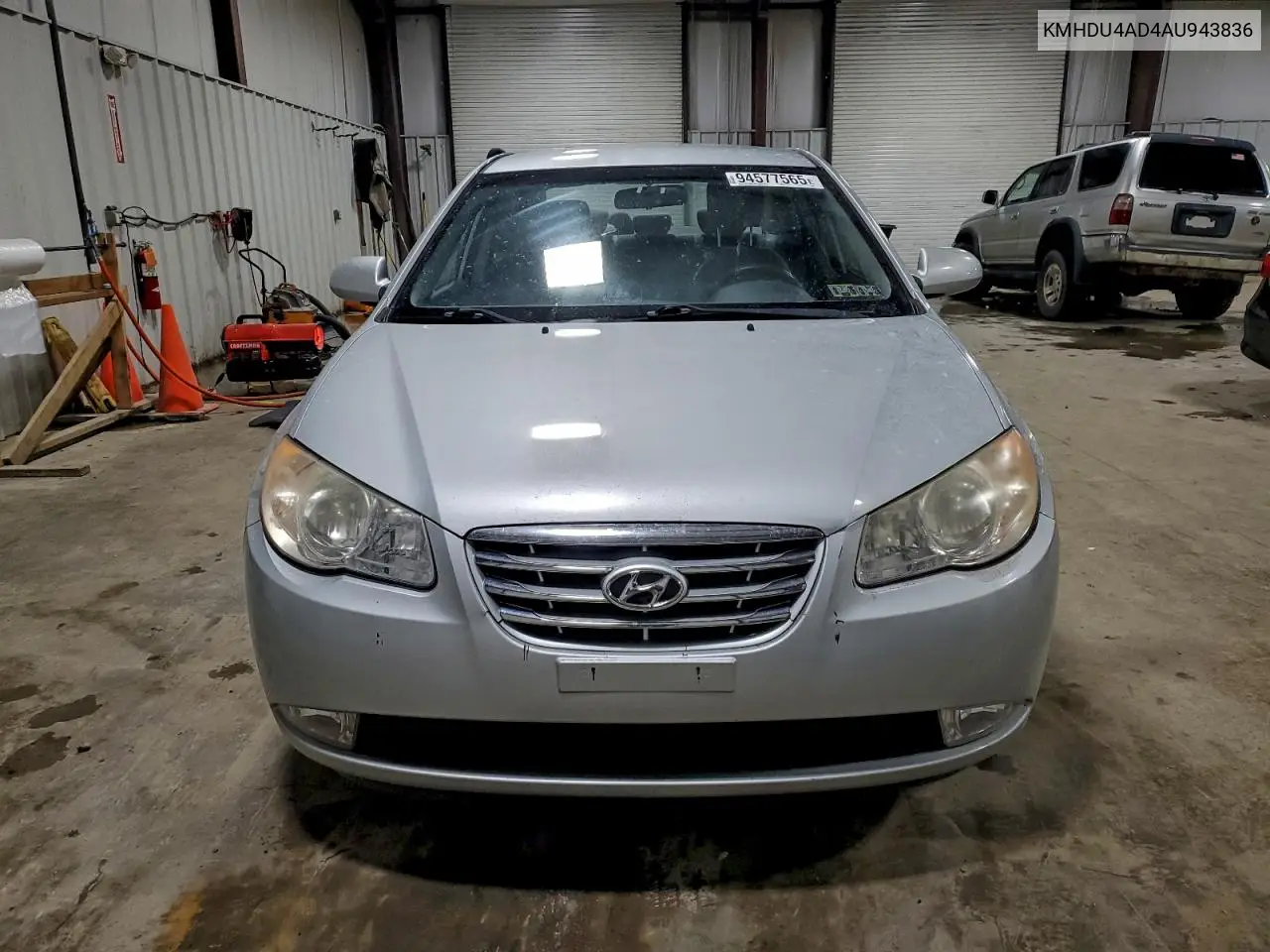 KMHDU4AD4AU943836 2010 Hyundai Elantra Blue
