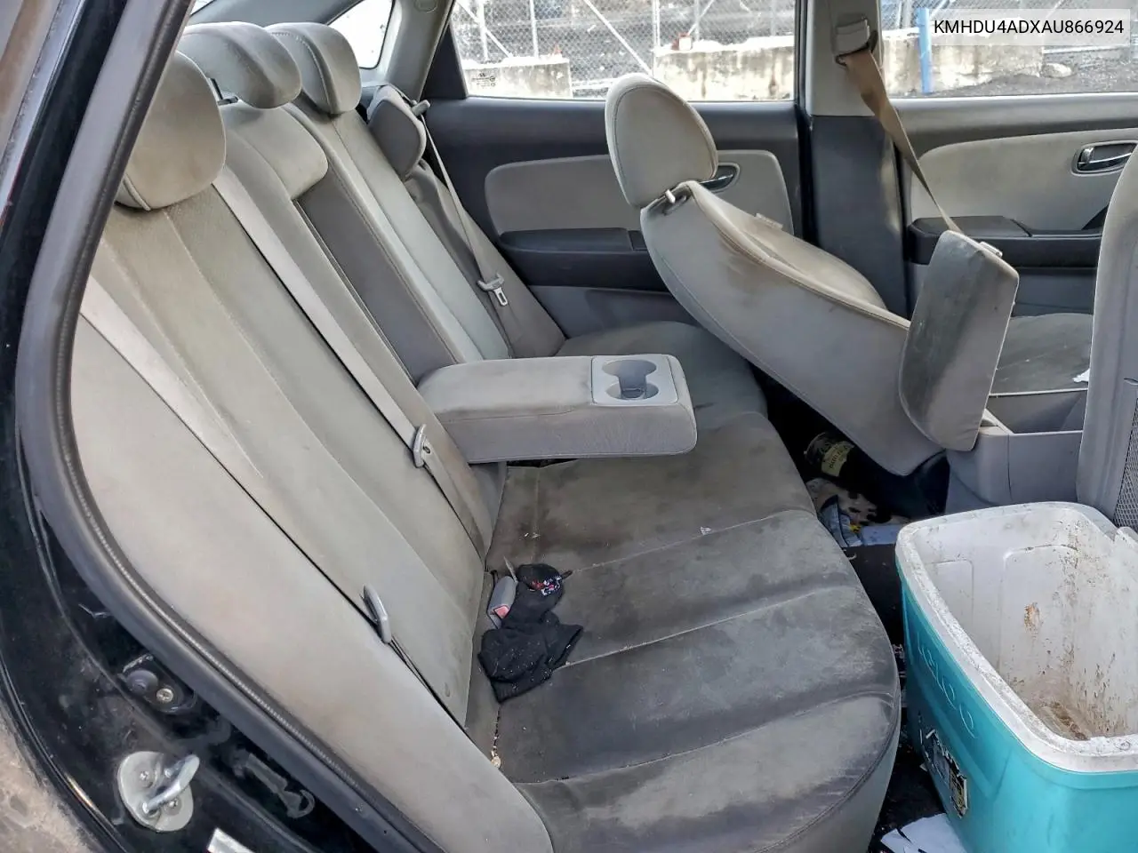 KMHDU4ADXAU866924 2010 Hyundai Elantra Blue