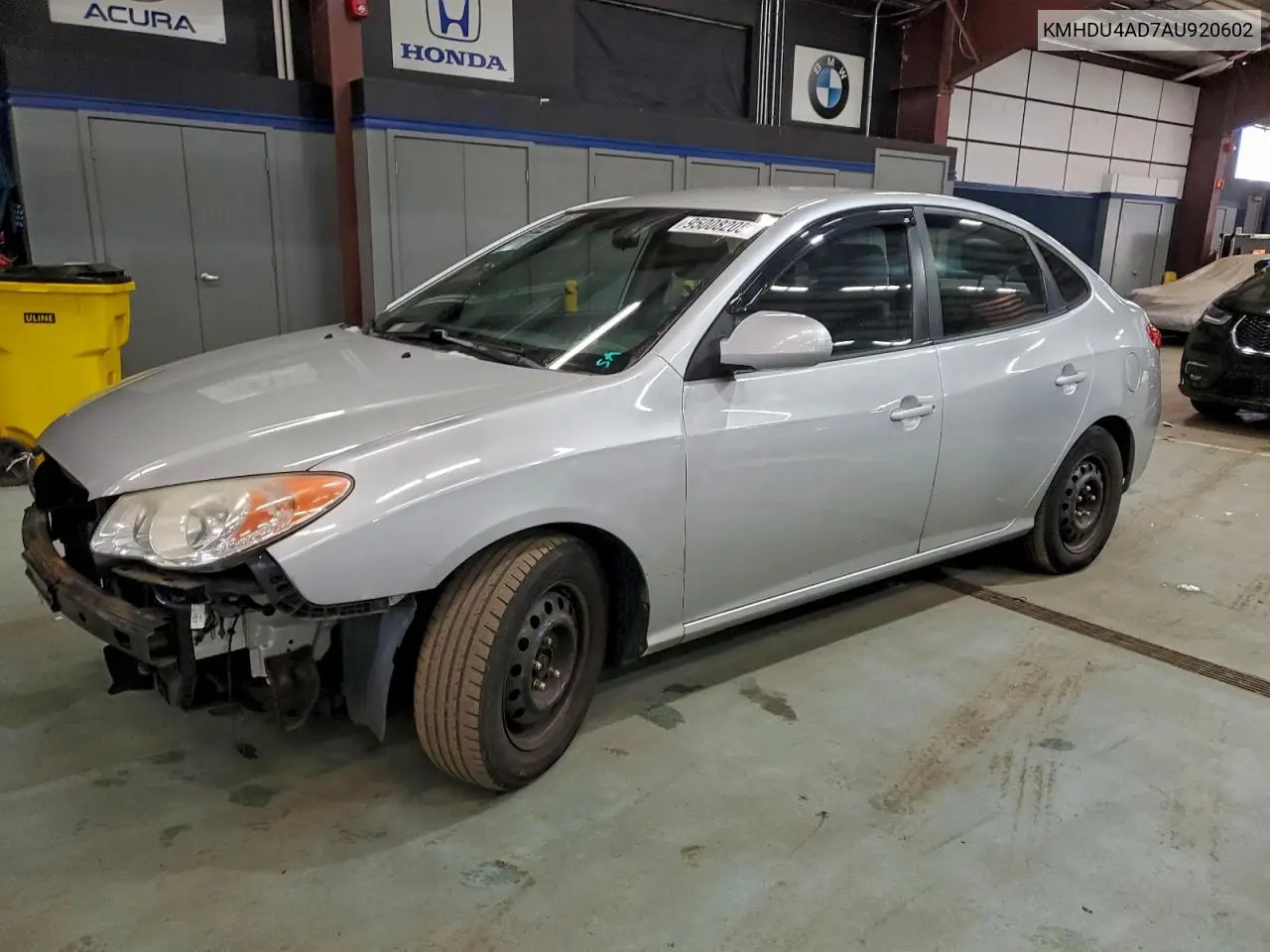 KMHDU4AD7AU920602 2010 Hyundai Elantra Blue