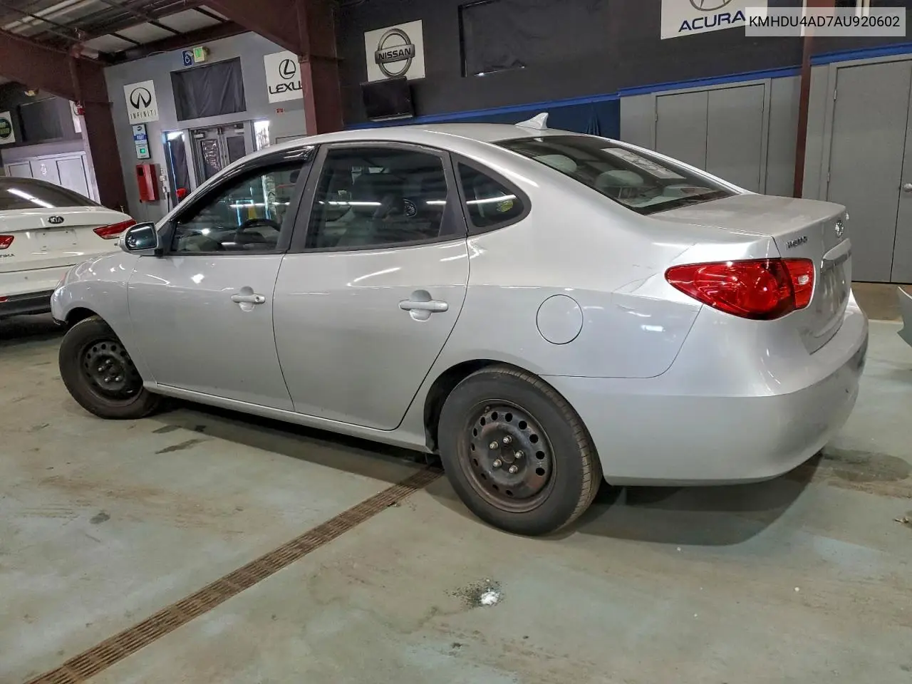 KMHDU4AD7AU920602 2010 Hyundai Elantra Blue