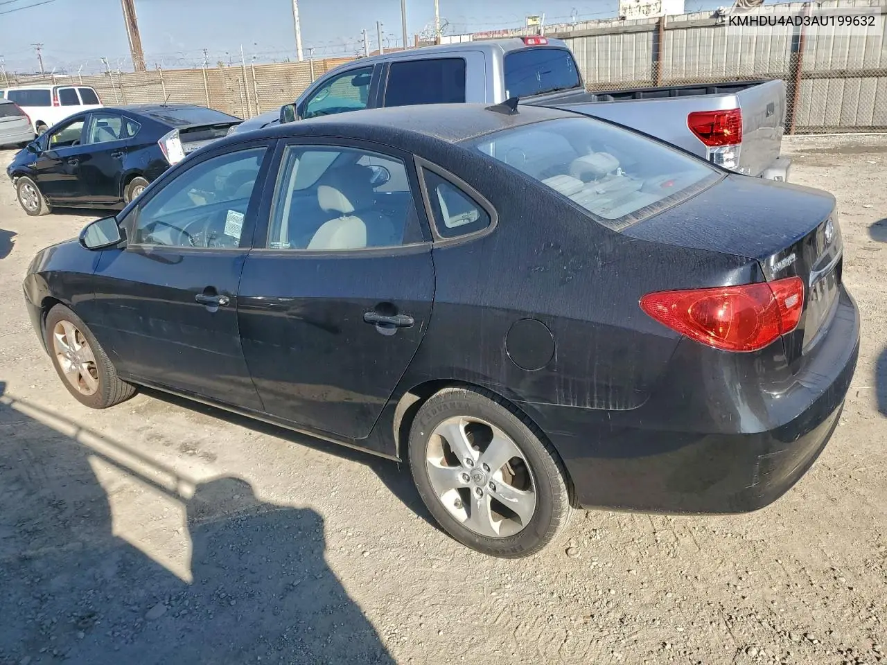 KMHDU4AD3AU199632 2010 Hyundai Elantra Blue