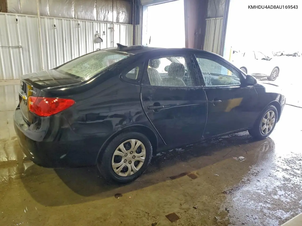 KMHDU4AD8AU169543 2010 Hyundai Elantra Blue