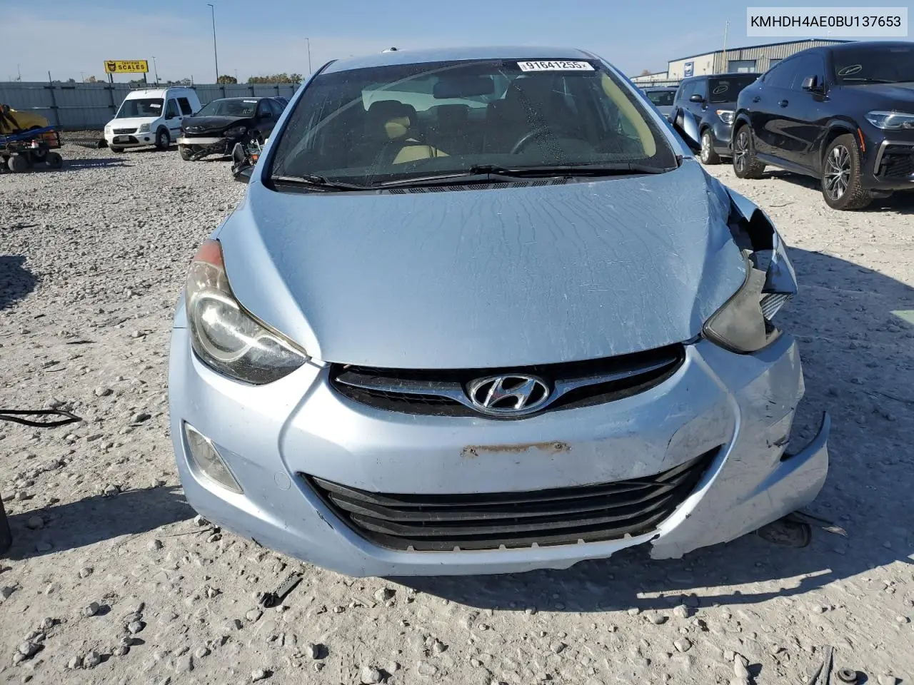 KMHDH4AE0BU137653 2011 Hyundai Elantra Gls