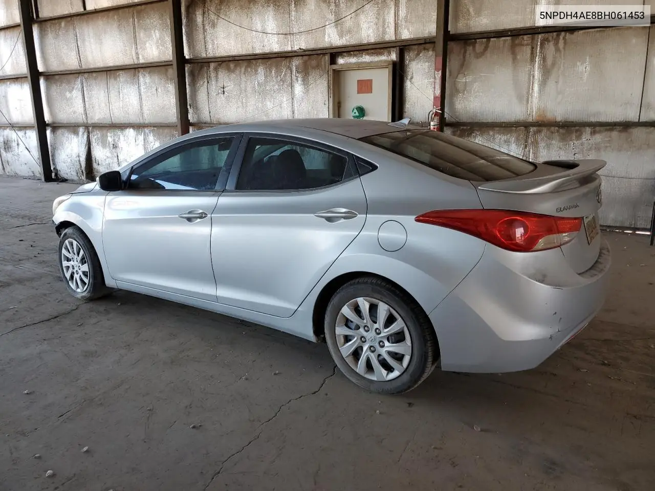 5NPDH4AE8BH061453 2011 Hyundai Elantra Gls