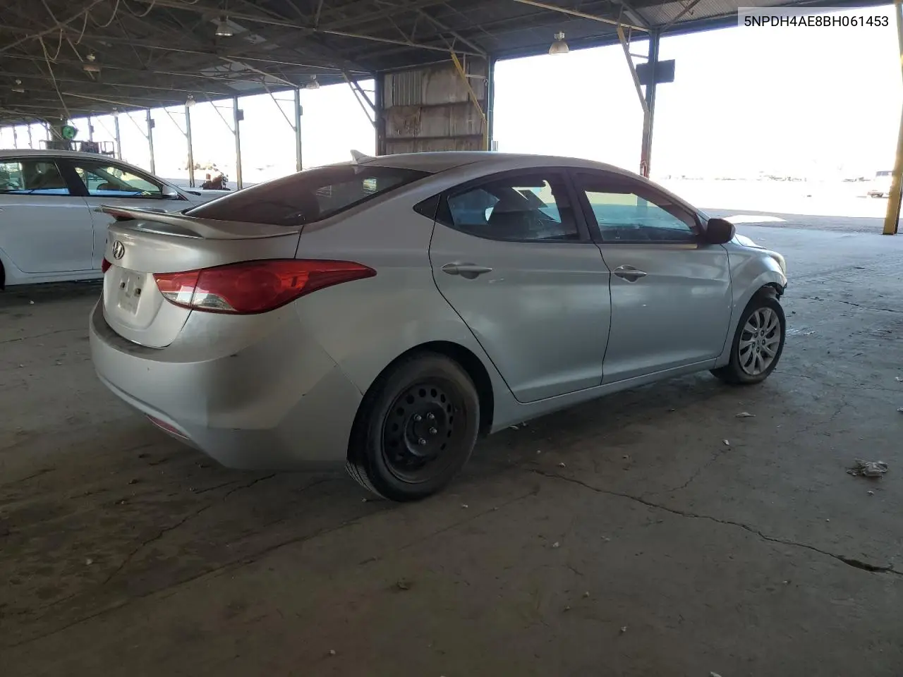 5NPDH4AE8BH061453 2011 Hyundai Elantra Gls