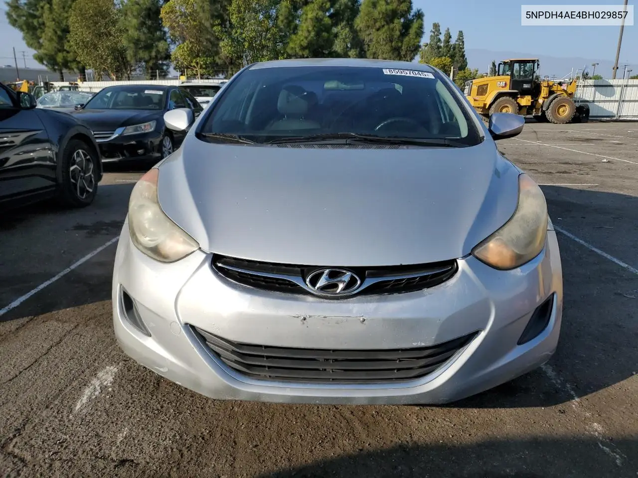 5NPDH4AE4BH029857 2011 Hyundai Elantra Gls