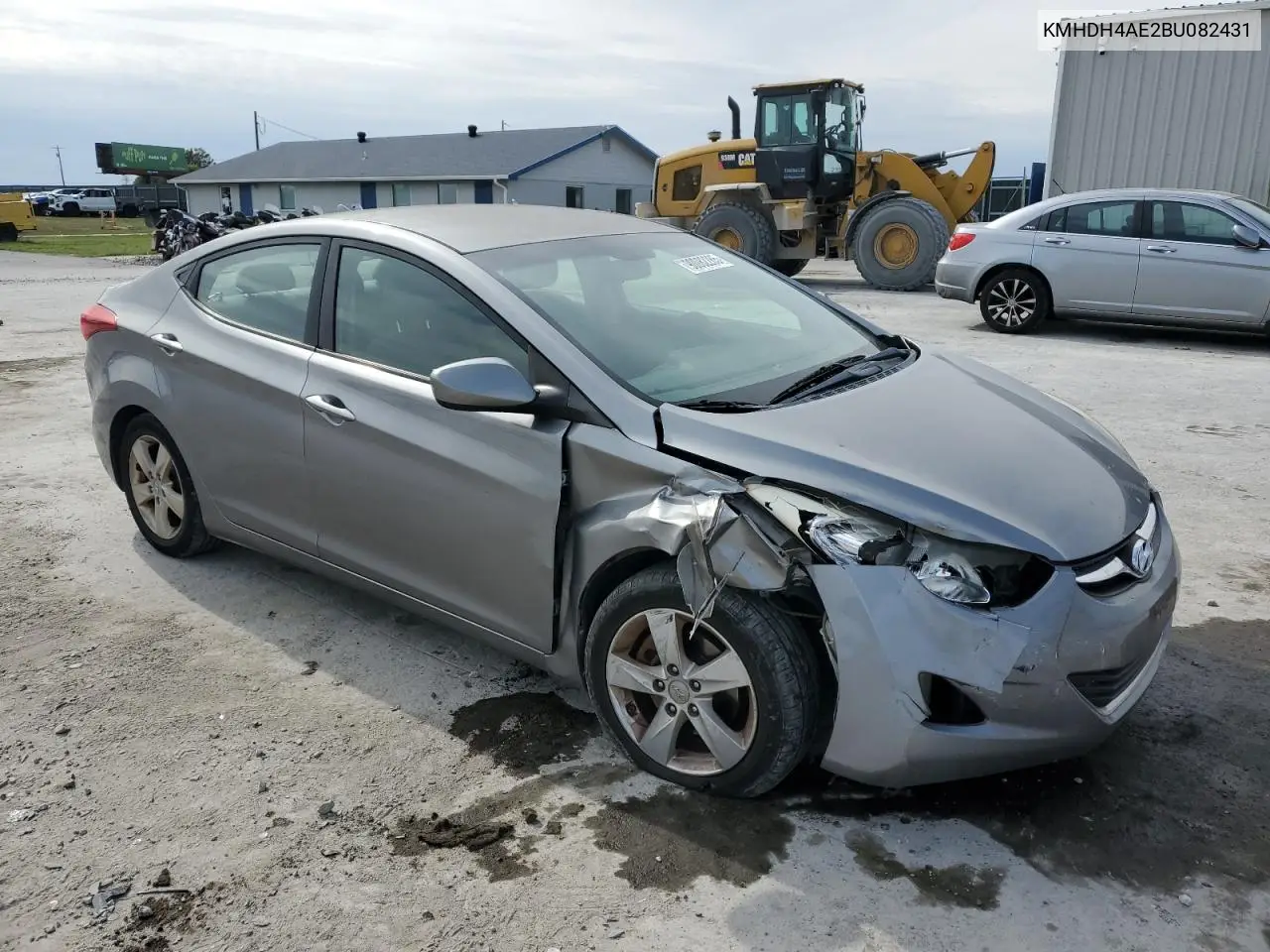 KMHDH4AE2BU082431 2011 Hyundai Elantra Gls