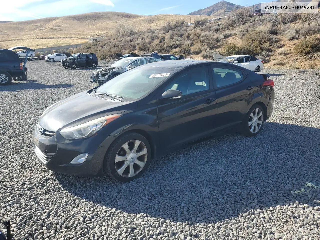 5NPDH4AE0BH049281 2011 Hyundai Elantra Gls
