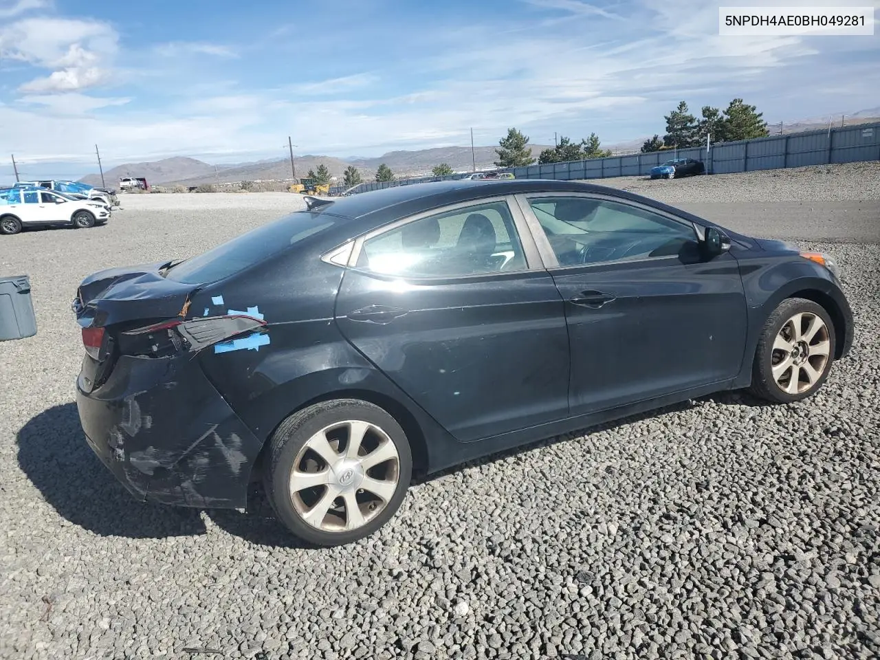 5NPDH4AE0BH049281 2011 Hyundai Elantra Gls