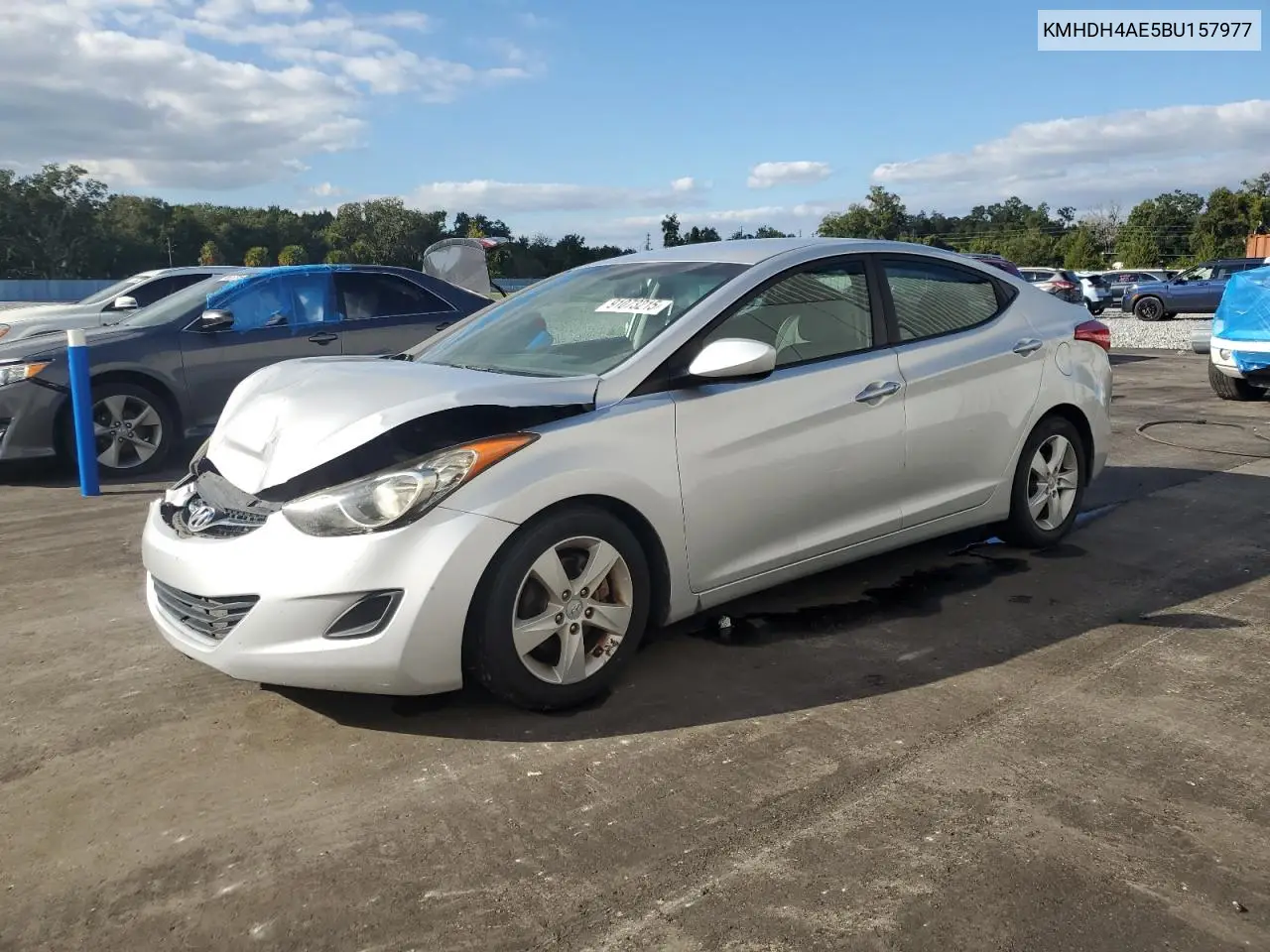 KMHDH4AE5BU157977 2011 Hyundai Elantra Gls