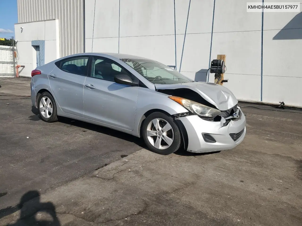 KMHDH4AE5BU157977 2011 Hyundai Elantra Gls