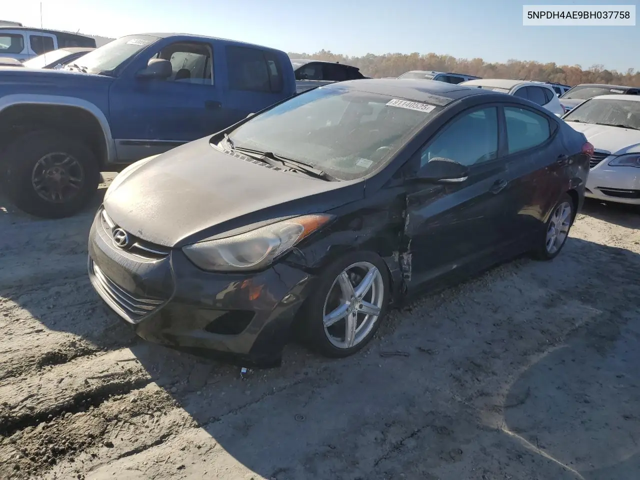 5NPDH4AE9BH037758 2011 Hyundai Elantra Gls