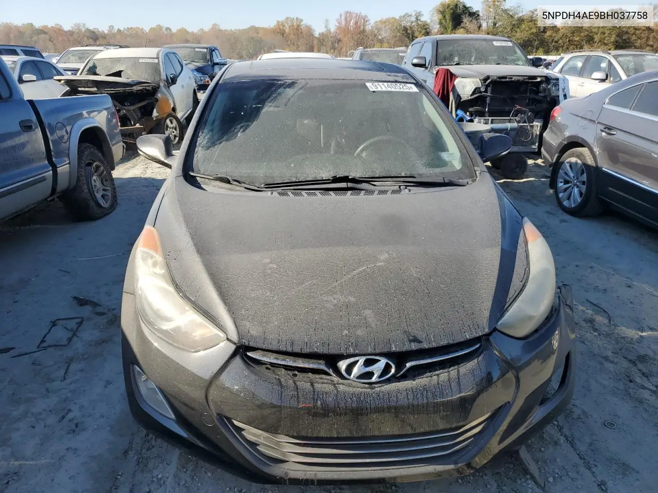 5NPDH4AE9BH037758 2011 Hyundai Elantra Gls