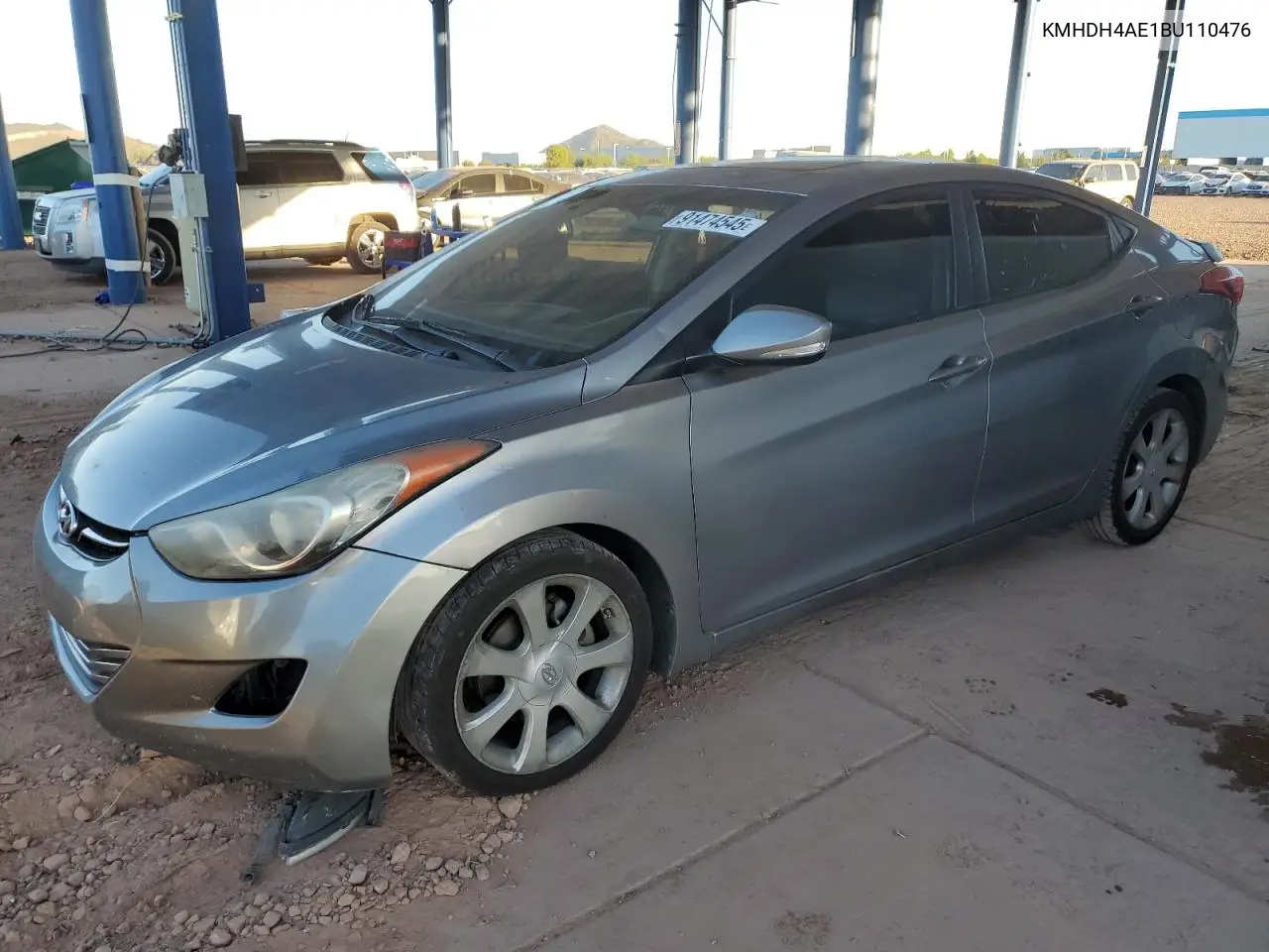 KMHDH4AE1BU110476 2011 Hyundai Elantra Gls