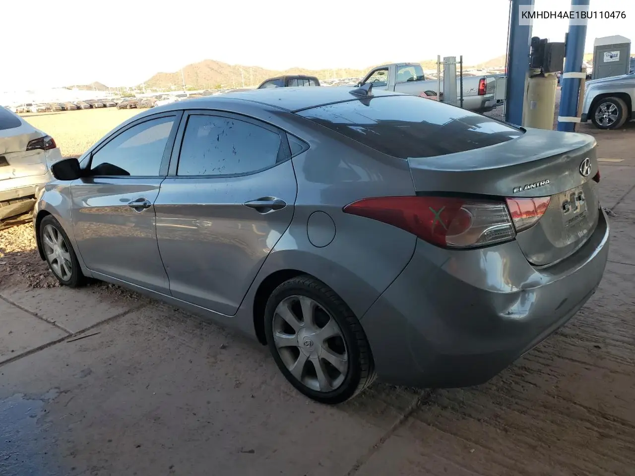KMHDH4AE1BU110476 2011 Hyundai Elantra Gls