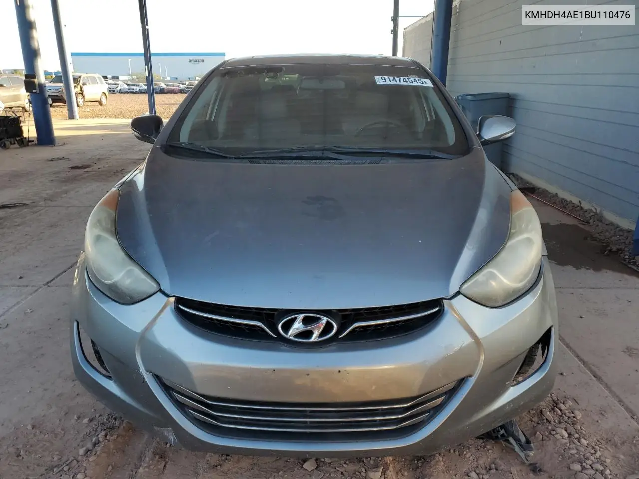 KMHDH4AE1BU110476 2011 Hyundai Elantra Gls