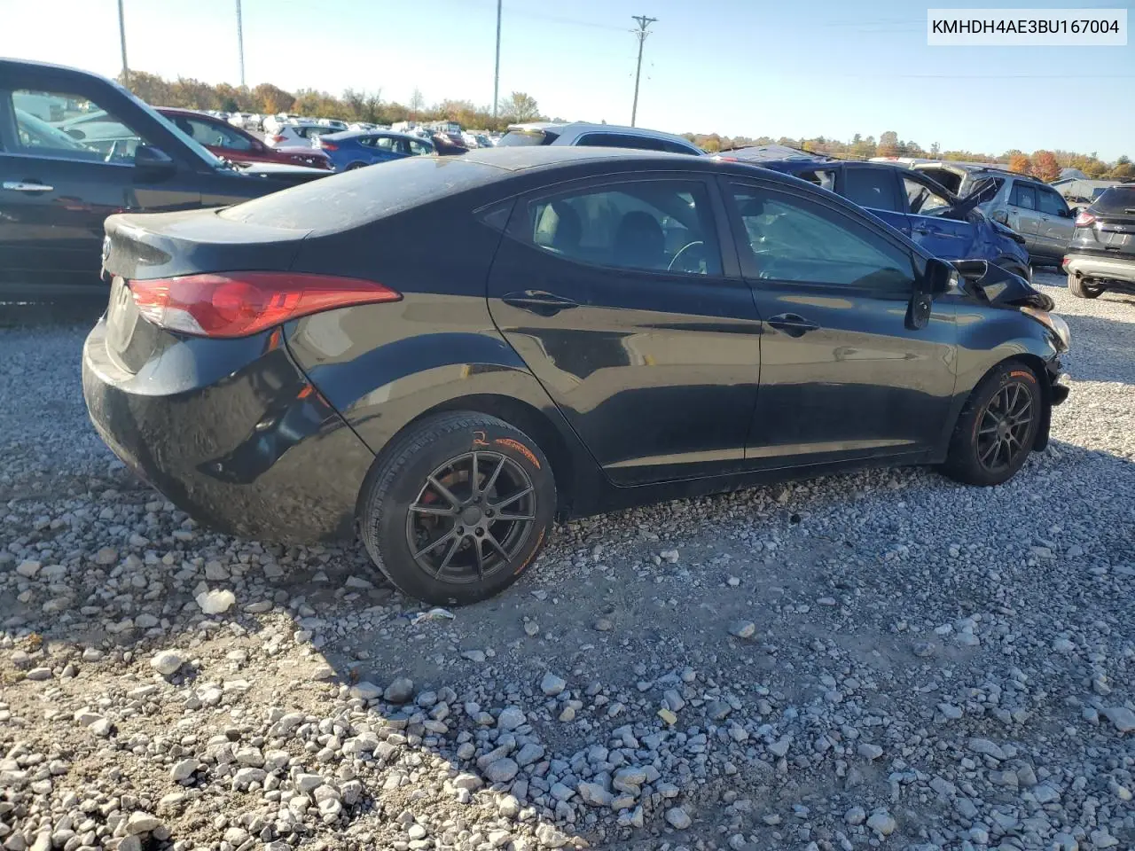 KMHDH4AE3BU167004 2011 Hyundai Elantra Gls