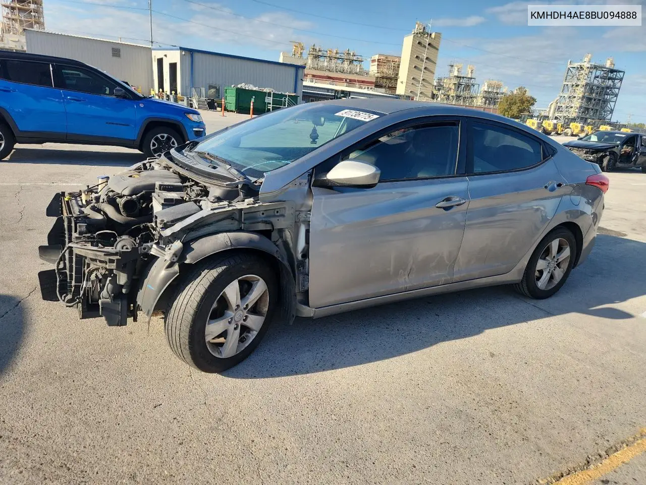 KMHDH4AE8BU094888 2011 Hyundai Elantra Gls