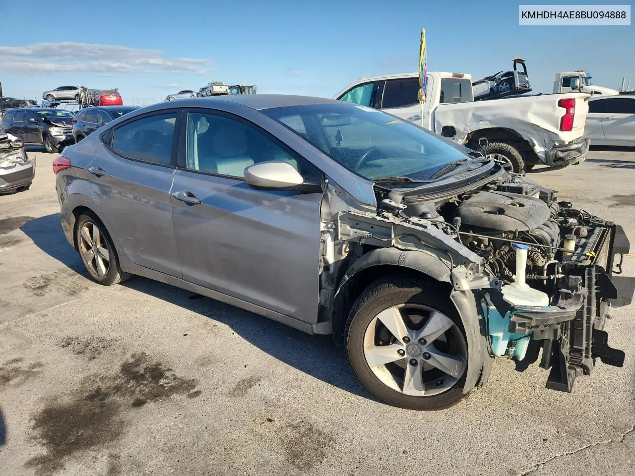 KMHDH4AE8BU094888 2011 Hyundai Elantra Gls