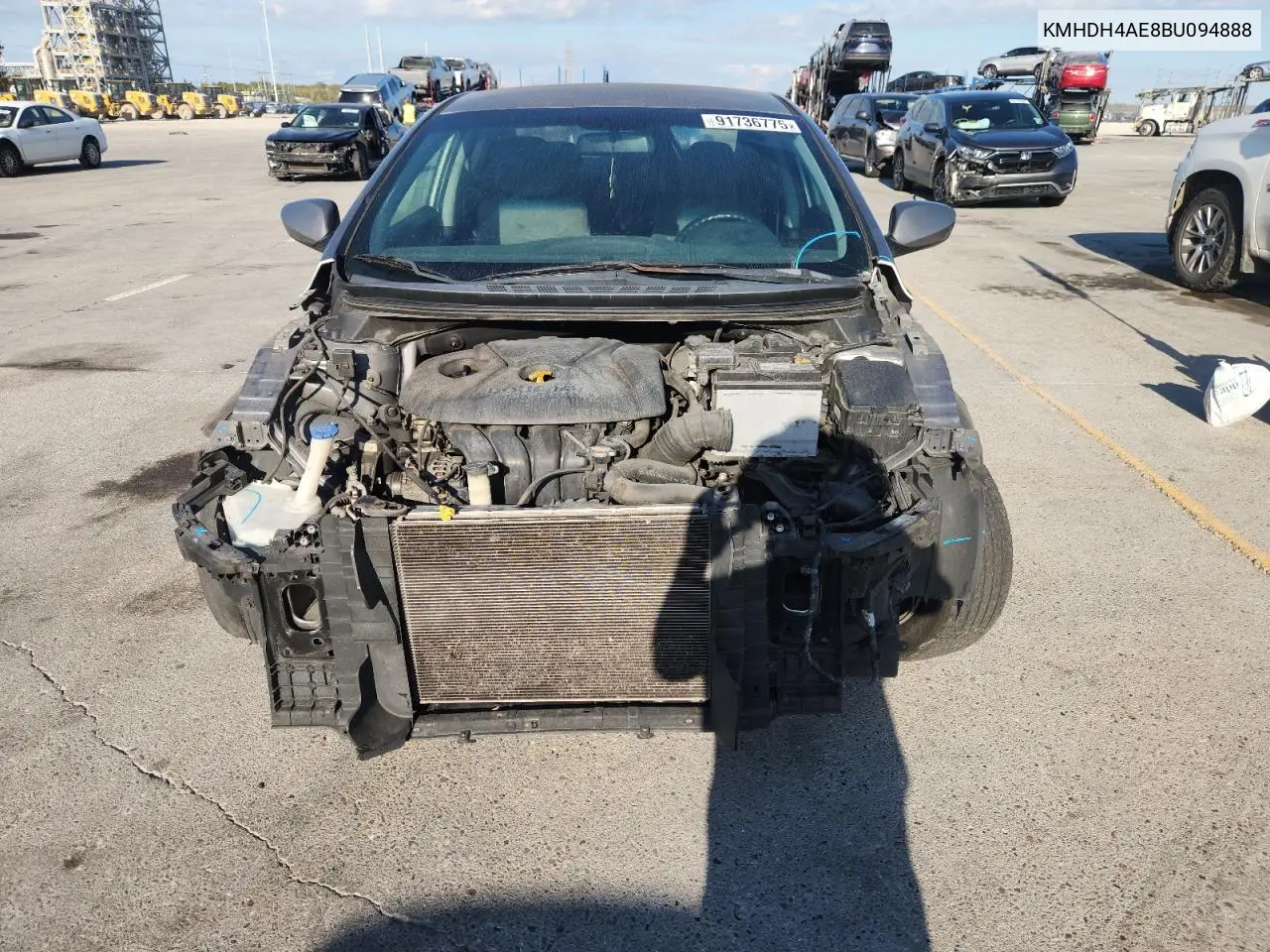 KMHDH4AE8BU094888 2011 Hyundai Elantra Gls