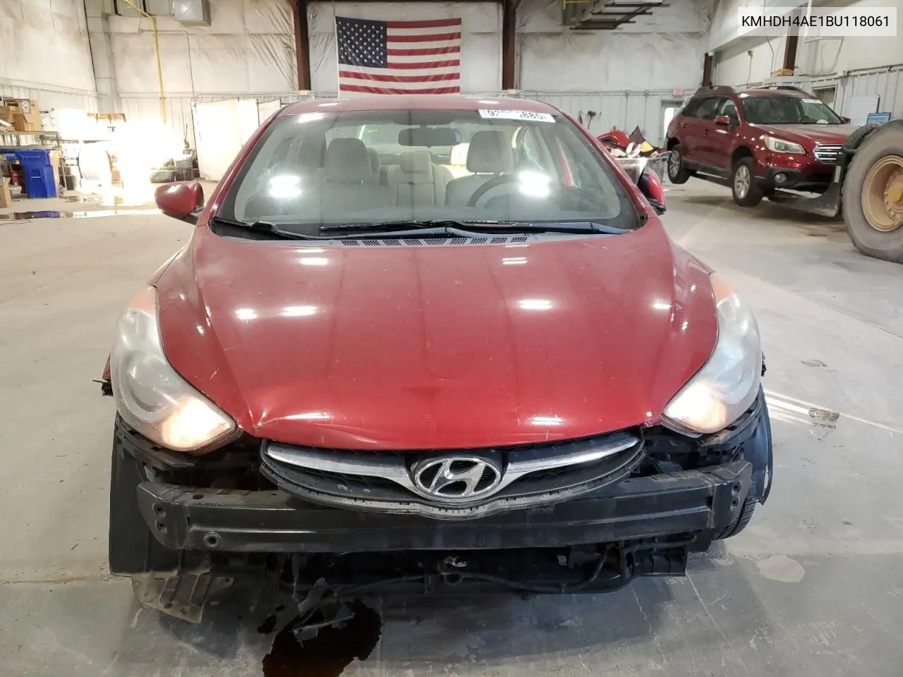 KMHDH4AE1BU118061 2011 Hyundai Elantra Gls