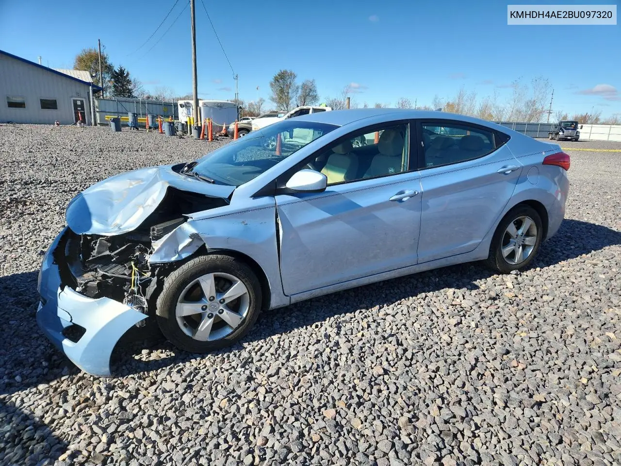 KMHDH4AE2BU097320 2011 Hyundai Elantra Gls