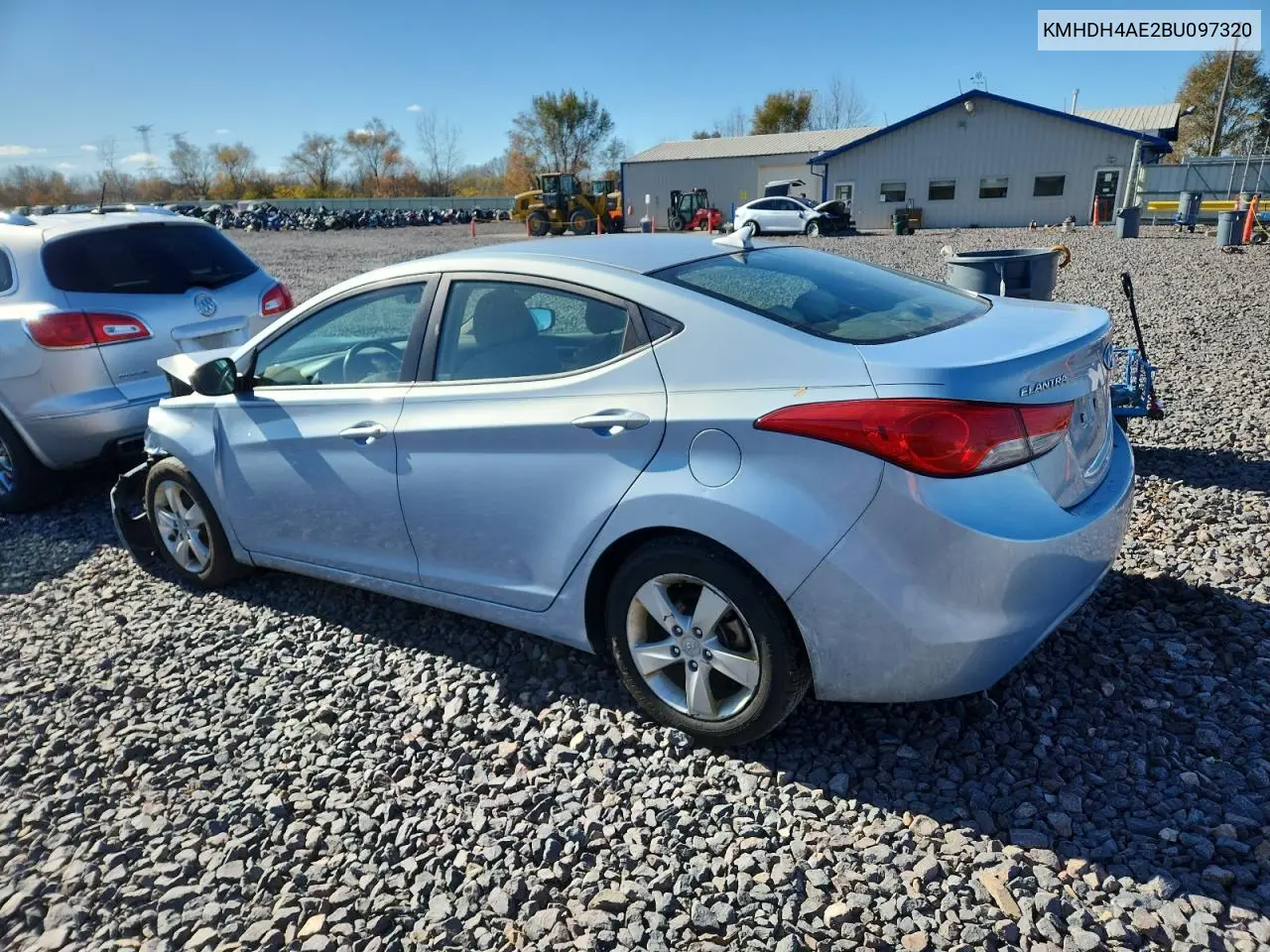 KMHDH4AE2BU097320 2011 Hyundai Elantra Gls