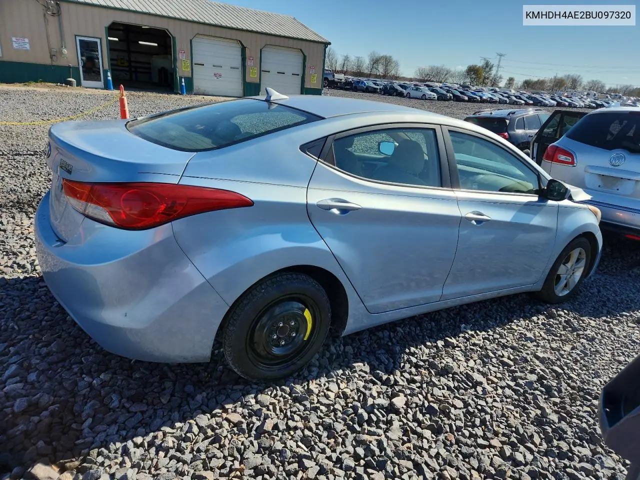 KMHDH4AE2BU097320 2011 Hyundai Elantra Gls