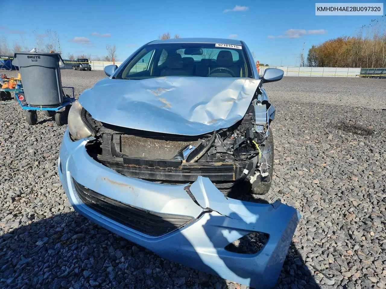 KMHDH4AE2BU097320 2011 Hyundai Elantra Gls