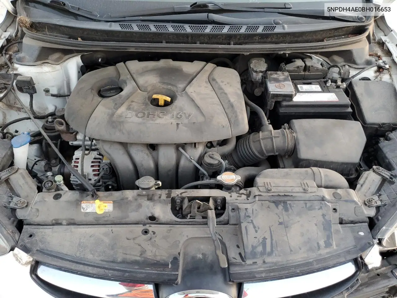 5NPDH4AE0BH016653 2011 Hyundai Elantra Gls