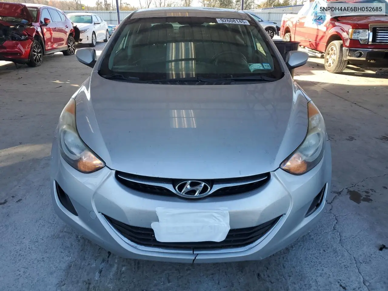 5NPDH4AE6BH052685 2011 Hyundai Elantra Gls