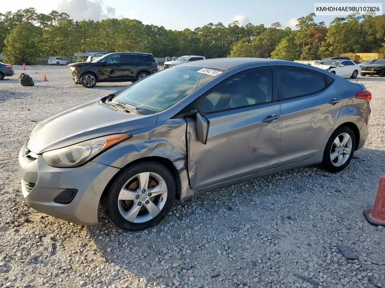 KMHDH4AE9BU107826 2011 Hyundai Elantra Gls