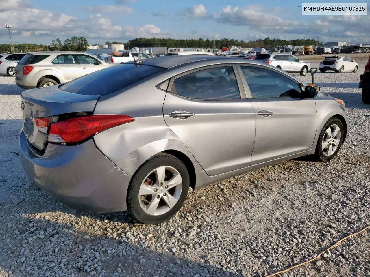 KMHDH4AE9BU107826 2011 Hyundai Elantra Gls