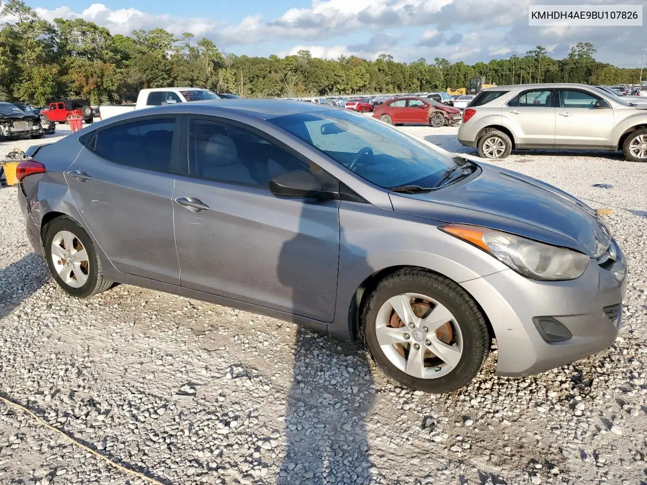 KMHDH4AE9BU107826 2011 Hyundai Elantra Gls