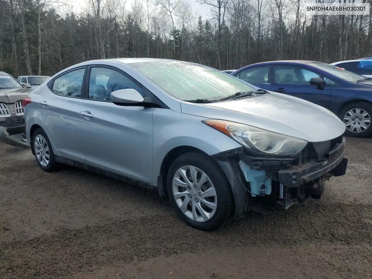 5NPDH4AE6BH030301 2011 Hyundai Elantra Gls