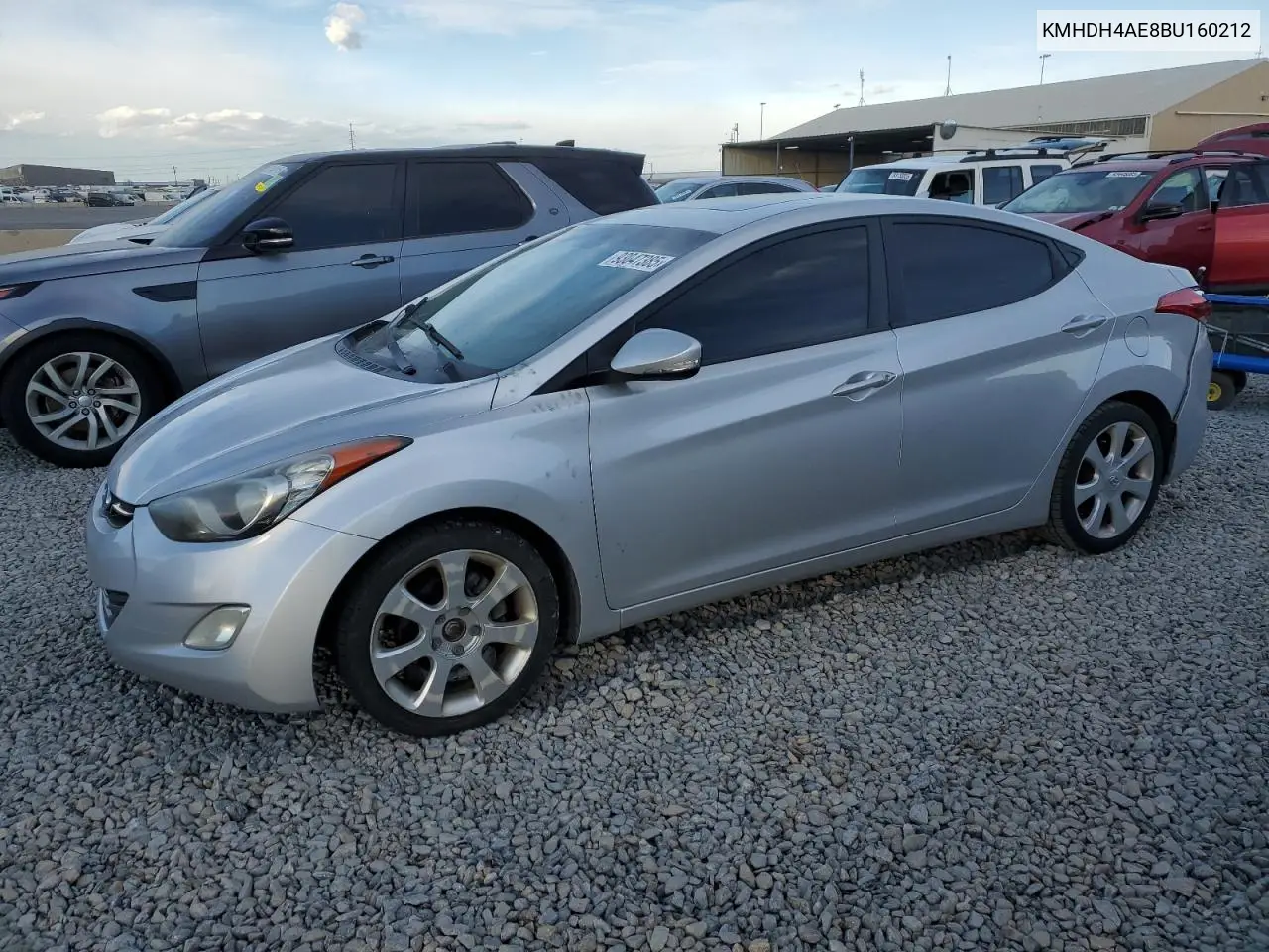 KMHDH4AE8BU160212 2011 Hyundai Elantra Gls