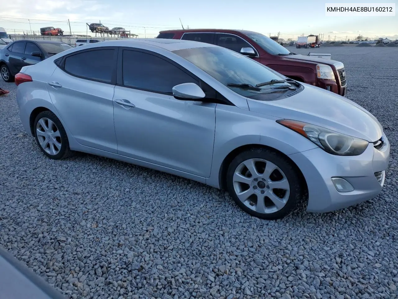 KMHDH4AE8BU160212 2011 Hyundai Elantra Gls