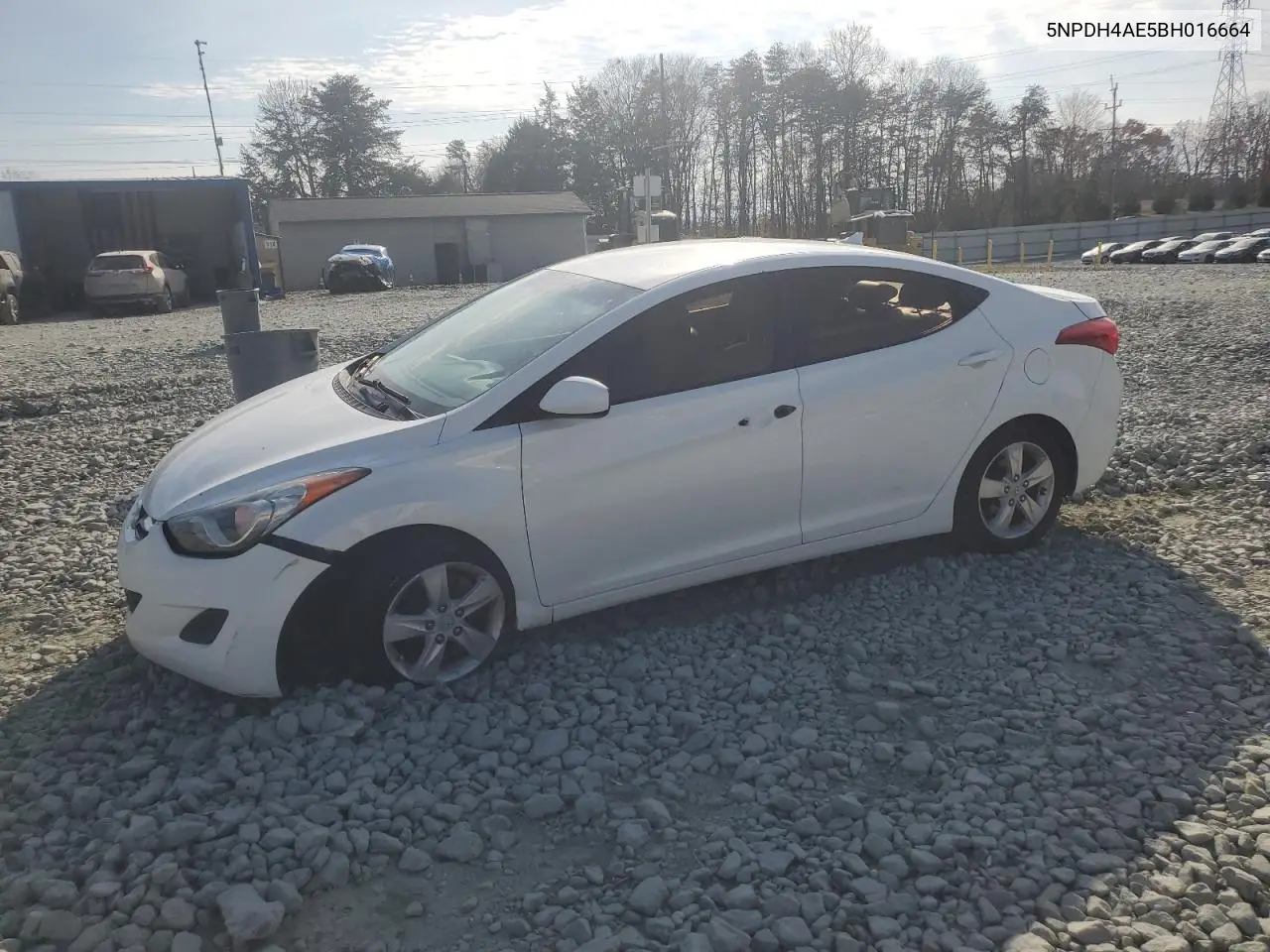 5NPDH4AE5BH016664 2011 Hyundai Elantra Gls