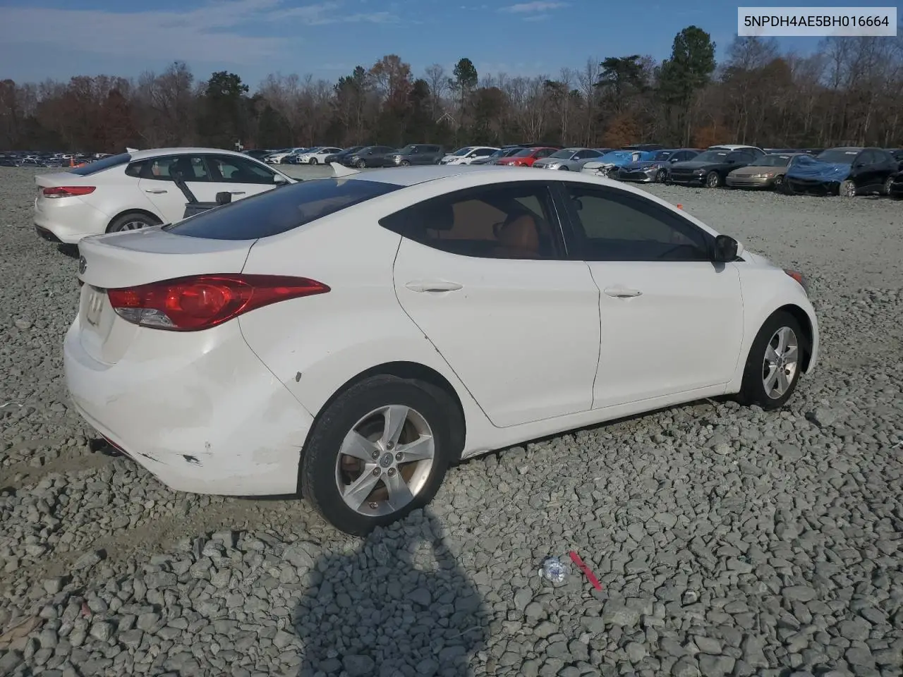 5NPDH4AE5BH016664 2011 Hyundai Elantra Gls