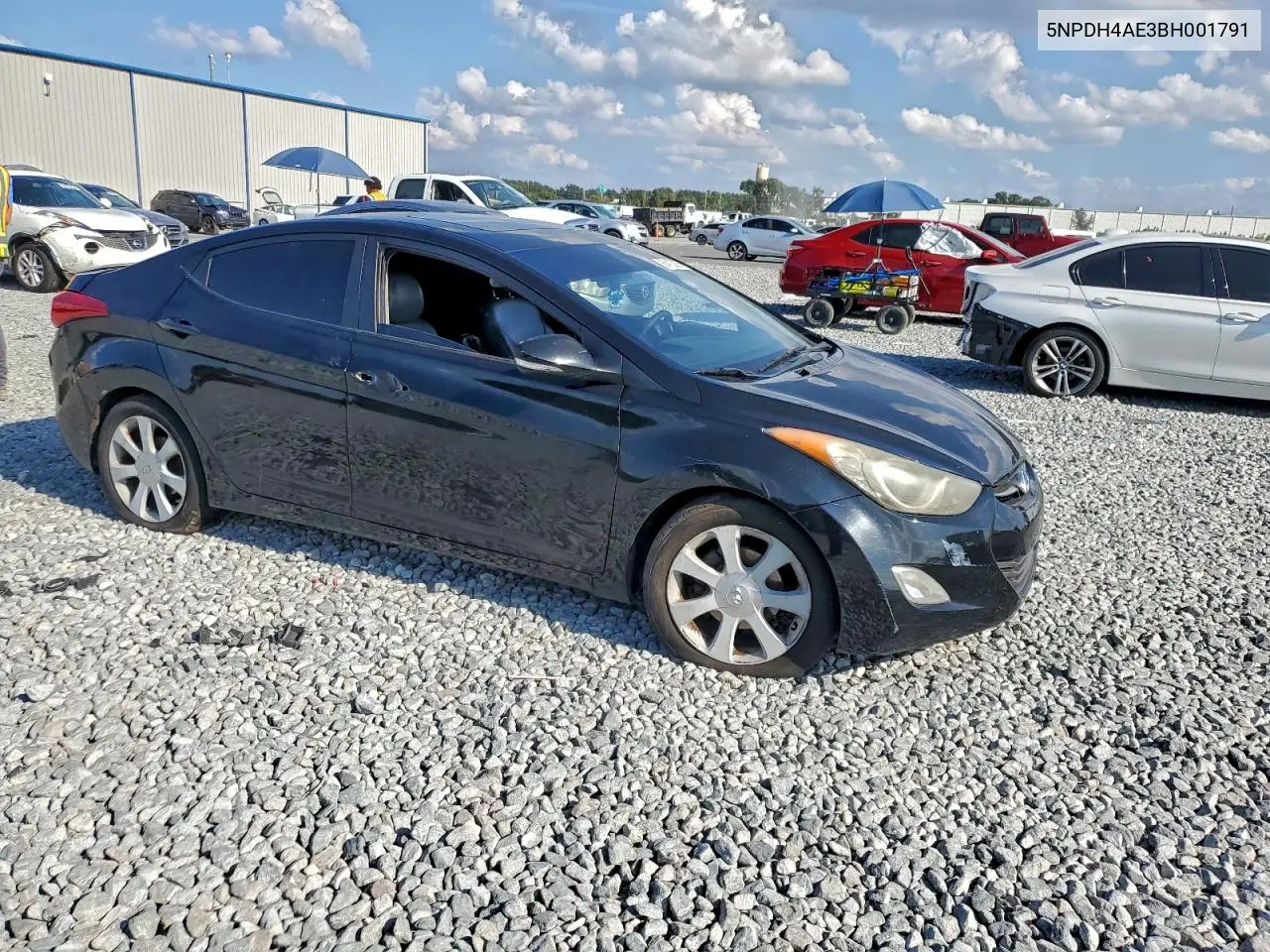 5NPDH4AE3BH001791 2011 Hyundai Elantra Gls
