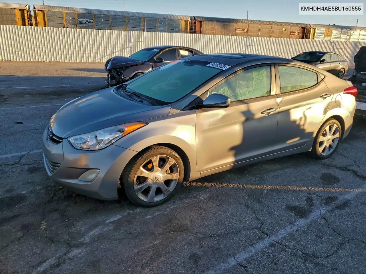 KMHDH4AE5BU160555 2011 Hyundai Elantra Gls