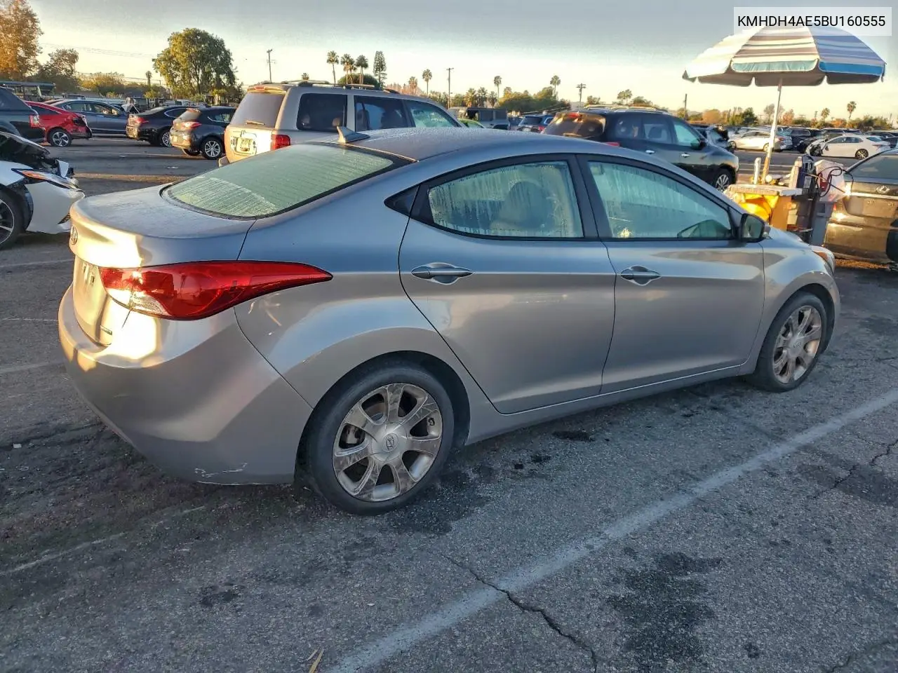KMHDH4AE5BU160555 2011 Hyundai Elantra Gls