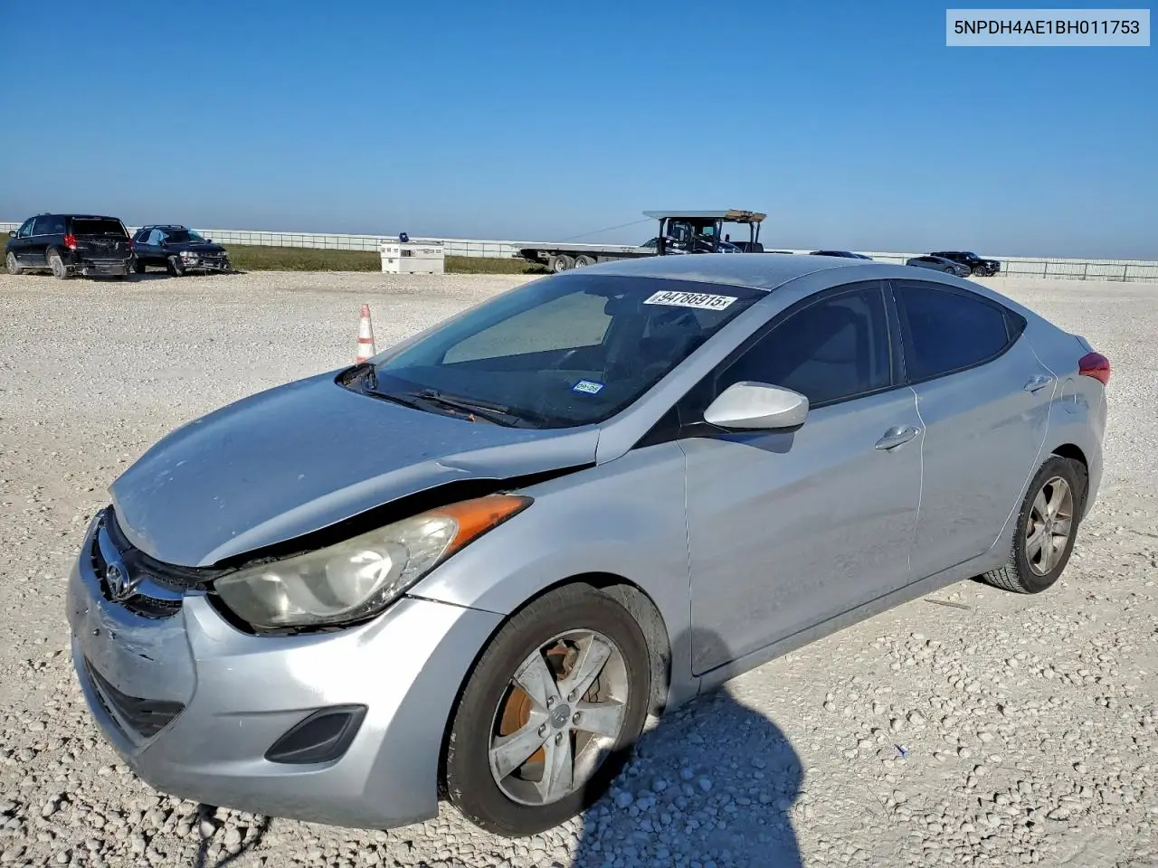 5NPDH4AE1BH011753 2011 Hyundai Elantra Gls