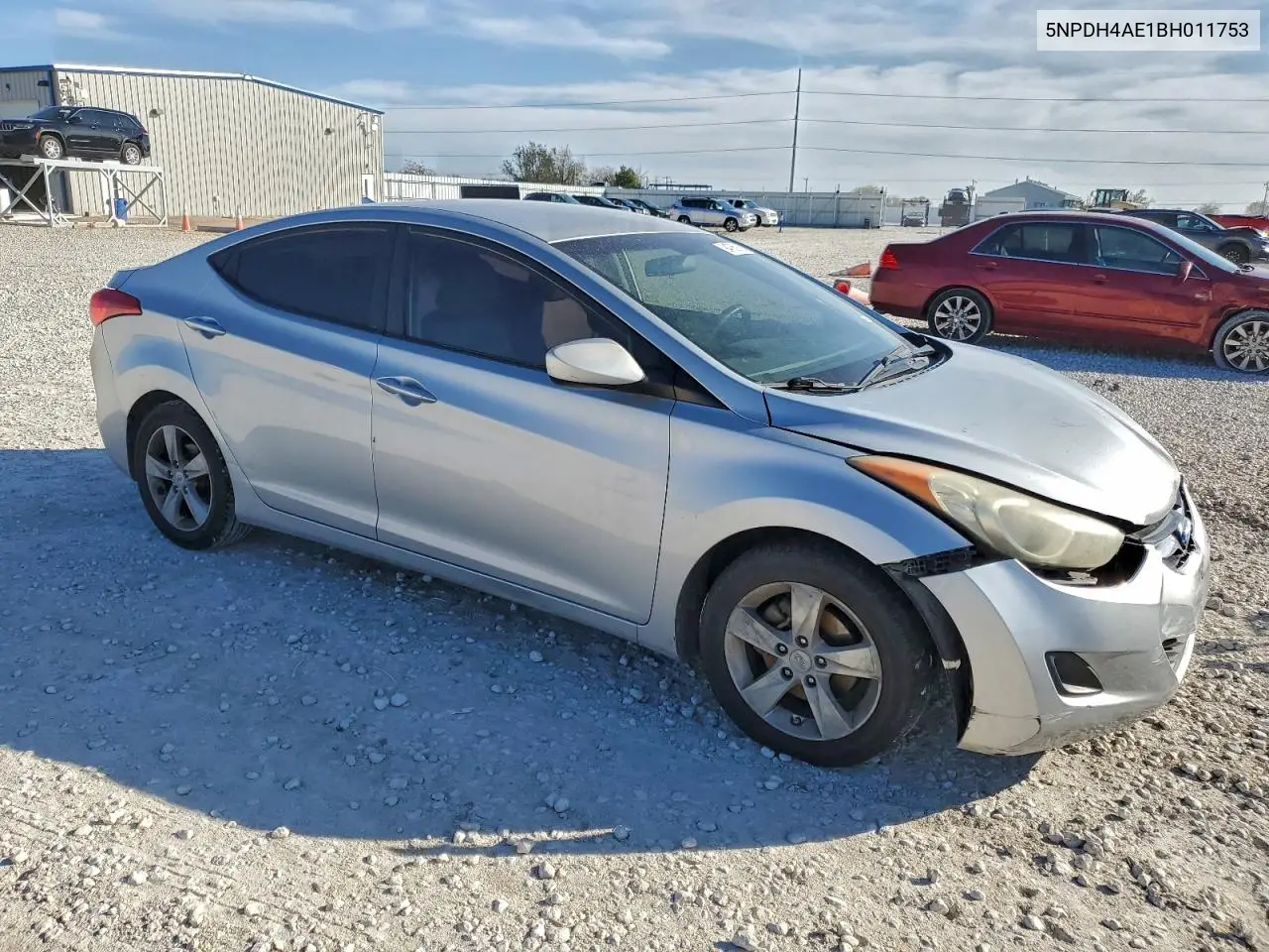 5NPDH4AE1BH011753 2011 Hyundai Elantra Gls