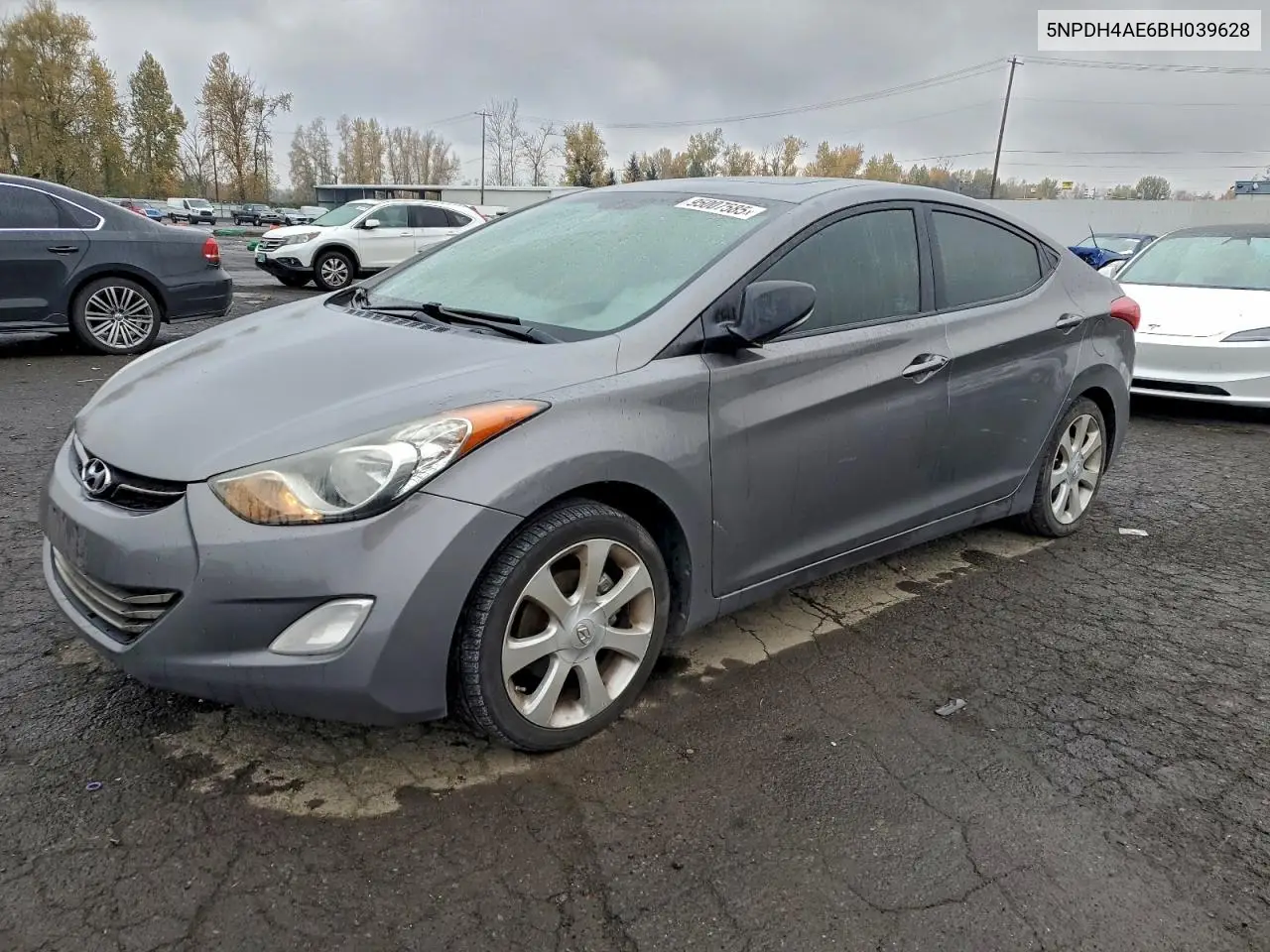 5NPDH4AE6BH039628 2011 Hyundai Elantra Gls