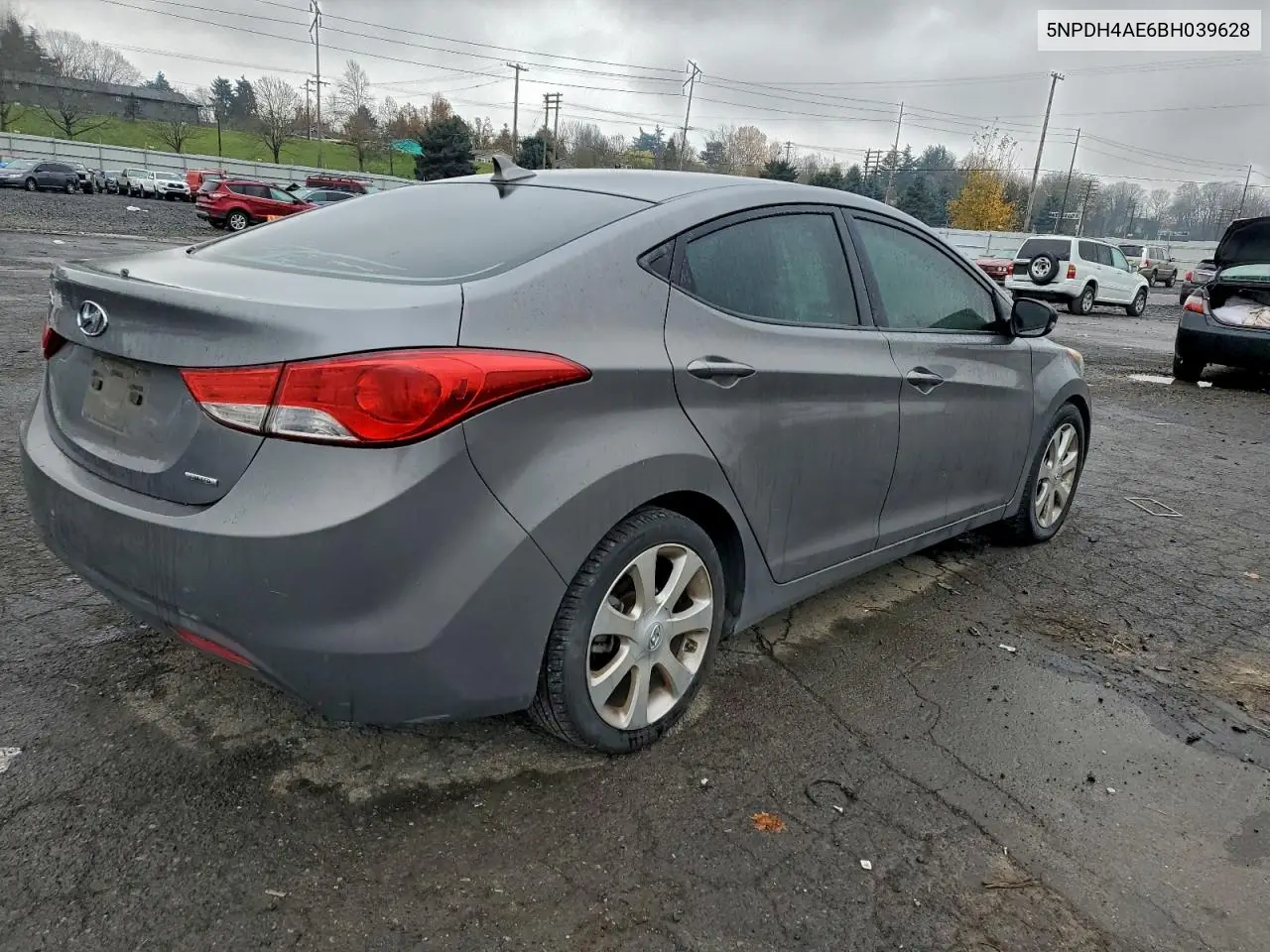 5NPDH4AE6BH039628 2011 Hyundai Elantra Gls